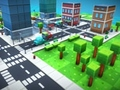 遊戲像素城市賽跑者 3D 在線