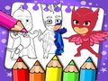 遊戲PJ 面具著色書 在線