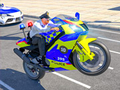 遊戲警察摩托車特技比賽遊戲在線
