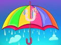 遊戲著色書：字母 U 在線