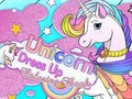 遊戲獨角獸裝扮著色書在線