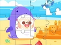 遊戲拼圖遊戲：有趣的海灘 在線