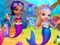 遊戲可愛的美人魚裝扮 在線