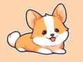 遊戲著色本：柯基犬 在線
