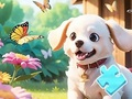 遊戲拼圖遊戲：花園裡的狗 在線