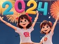 遊戲拼圖遊戲：新年快樂 在線