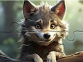 遊戲拼圖遊戲：微笑的狼 在線