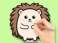 遊戲著色書：可愛的刺猬 在線