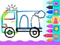 遊戲幼兒畫：救護車 在線