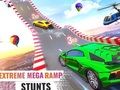 遊戲不可能的巨型坡道汽車特技 在線