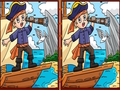 遊戲海盜尋找差異 在線