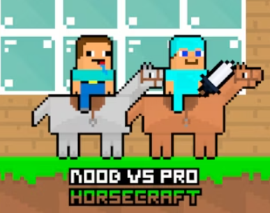 遊戲菜鳥 vs 職業 HorseCraft 在線