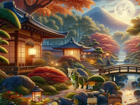 遊戲日式庭園隱藏的秘密 在線