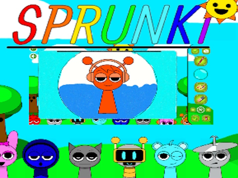 遊戲Sprunki 著色書 在線