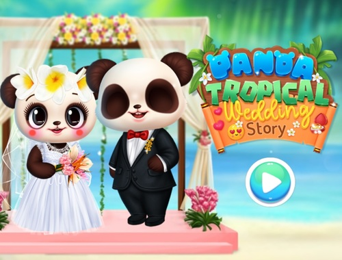 遊戲熊貓熱帶婚禮故事 在線