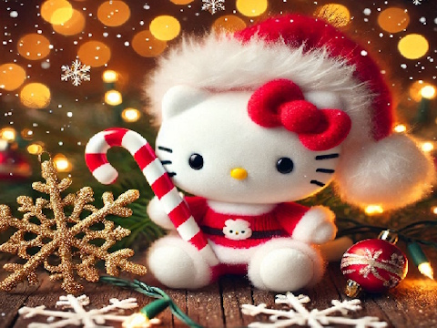 遊戲Hello Kitty 聖誕拼圖 在線