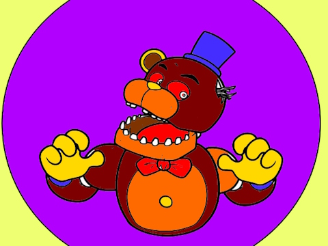 遊戲FNAF 著色書 在線