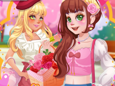 遊戲少女浪漫的粉紅色 在線