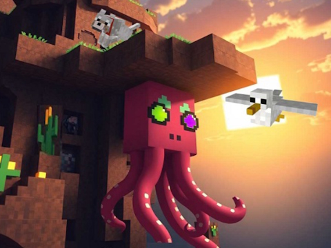 遊戲Minecraft魷魚異常 在線