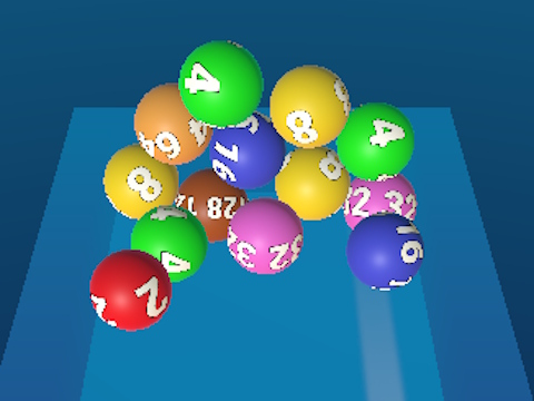 遊戲合併球2048：台球！ 在線