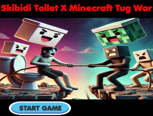 遊戲Skibidi廁所X Minecraft Tug War 在線