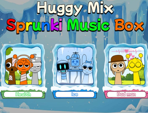 遊戲Huggy Mix Sprunki音樂盒 在線