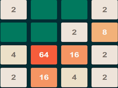 遊戲Qolor 2048在線
