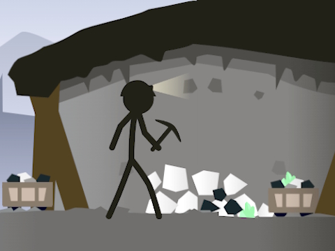 遊戲Stickman採礦模擬器 在線