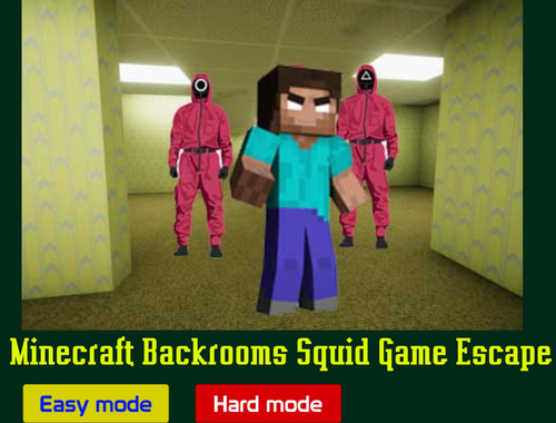 遊戲Minecraft Backrooms魷魚游戲逃脫 在線