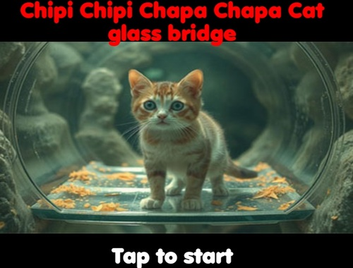 遊戲Chipi Chipi Chapa Chapa貓玻璃橋 在線