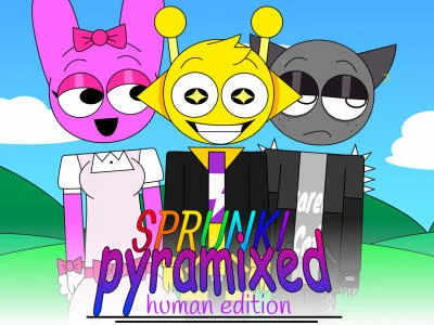 遊戲Sprunki Pyramixed：人類版 在線