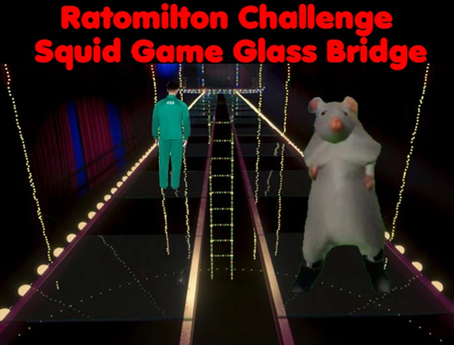 遊戲拉托·米爾頓（Rato Milton）挑戰魷魚游戲玻璃橋 在線