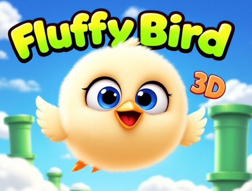 遊戲蓬鬆的鳥3d 在線