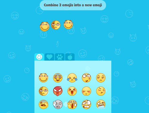 遊戲表情符號合併有趣的moji 在線