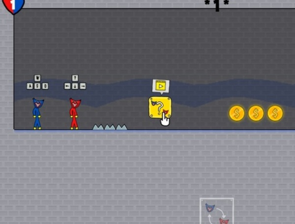 遊戲Stickman Huggy Party Duo 在線