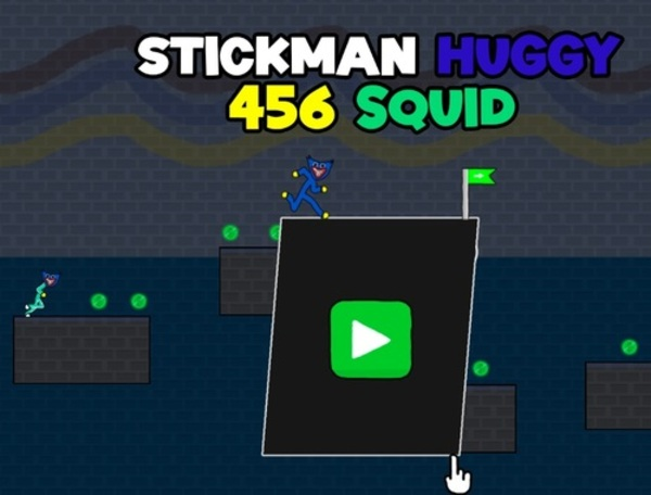 遊戲Stickman Huggy 456魷魚 在線