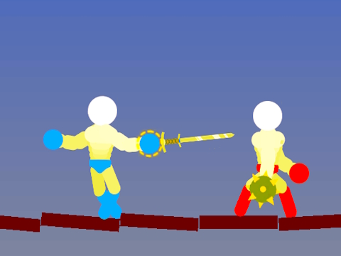 遊戲Ragdoll擊中了Stickman 在線