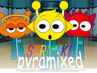 遊戲Sprunki Pyramixed：魷魚游戲 在線