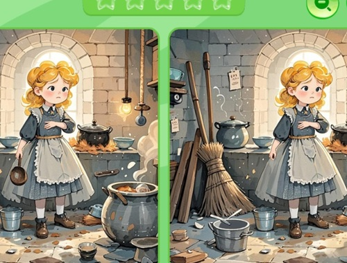 遊戲找到差異：灰姑娘 在線