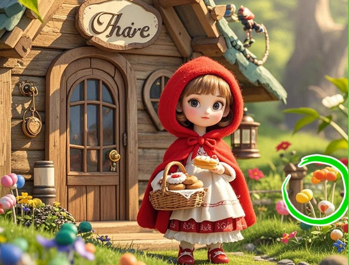 遊戲找到差異：格蘭尼·沃爾夫 在線