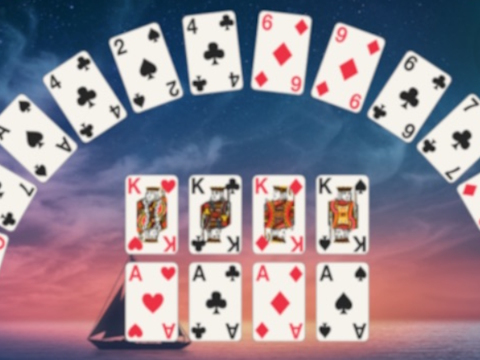 遊戲新月紙牌 在線