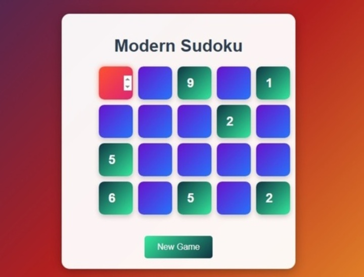 遊戲現代的Sudoku 在線