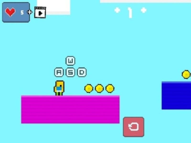 遊戲2d Obby Rainbow Parkour 在線