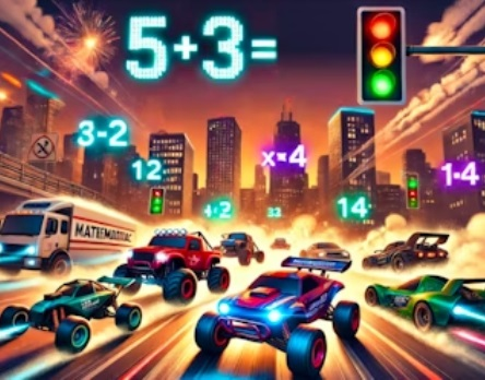 遊戲數學賽車 在線