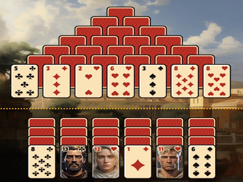 遊戲金字塔紙牌古羅馬 在線