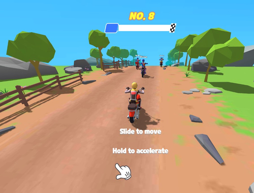 遊戲Moto Attack Bike Racing 在線