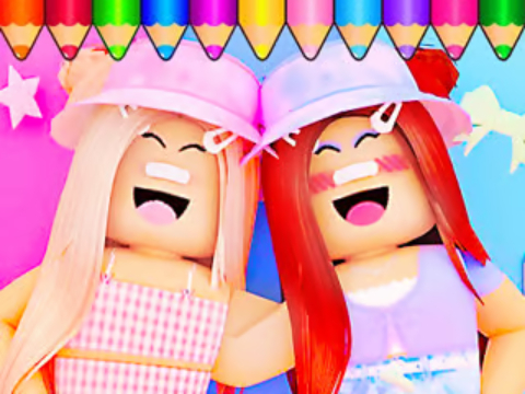 遊戲著色書：roblox的好消息 在線