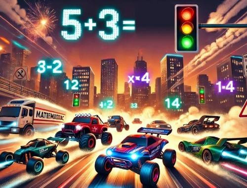 遊戲數學賽車 在線