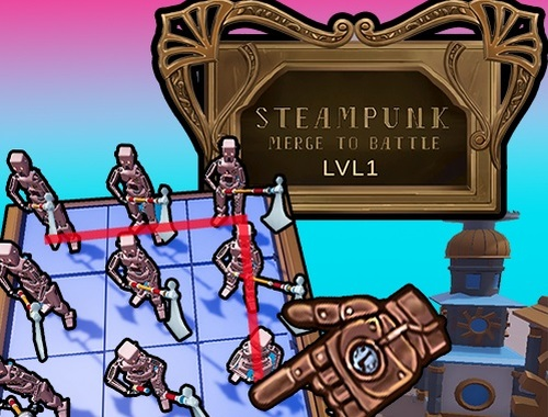 遊戲Steampunk合併進行戰鬥 在線
