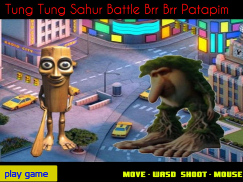 遊戲Tung Sahur Battle BRR BRR BRR PATAPIM在線